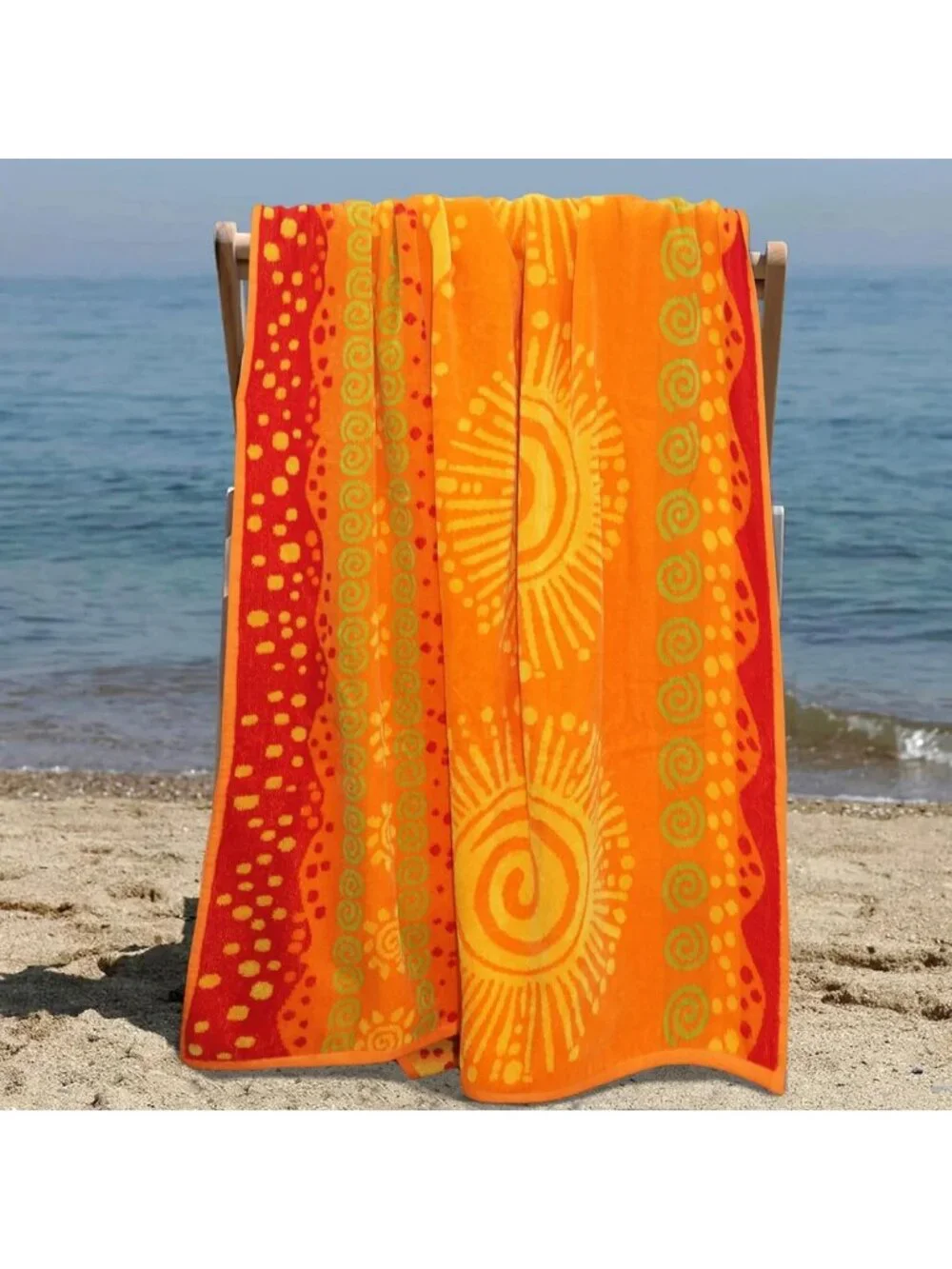 Oversized XXL Beach Towels 2 Pack - Extra Large 7ft Soft Cotton Blanket